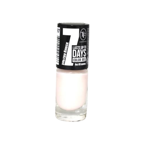 TF Cosmetics лак для ногтей 7 days Color Gel, 8 мл, №297 кремовый