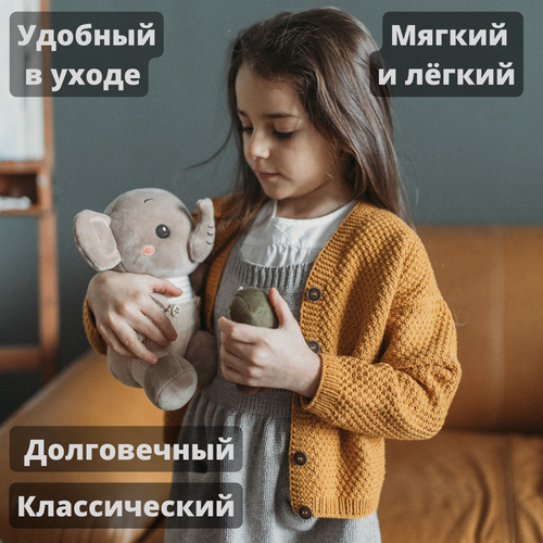 Кардиган NADIN knitted stories, размер 3-4 года, горчичный