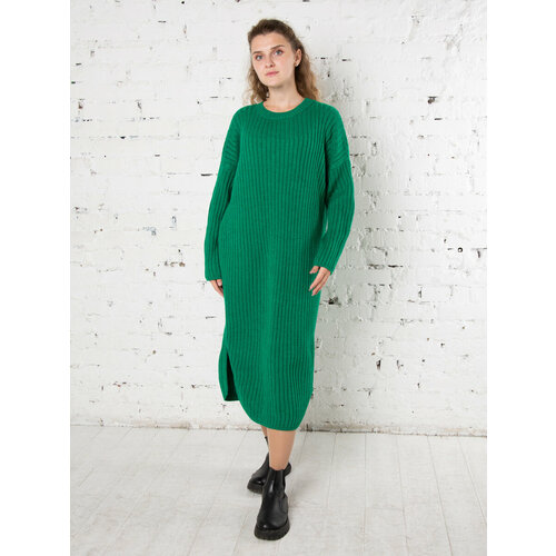 Платье-лапша Мамуля Красотуля, повседневное, оверсайз, макси, размер 44-48, розовый