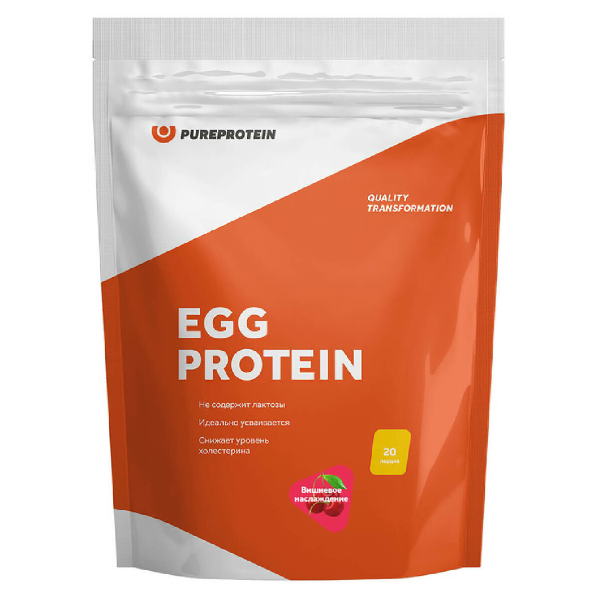 PureProtein Яичный протеин, вкус «Вишневое наслаждение», 600 г, Pure Protein