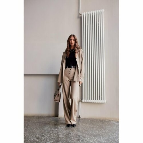 фото Костюм minaku, размер 48, бежевый