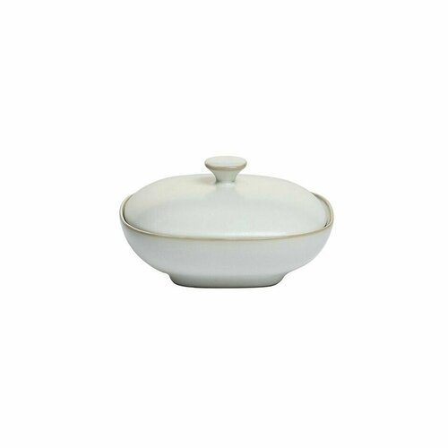 Чаша с крышкой ROOMERS TABLEWARE Auberge, 12.5 см, 150 мл, каменная керамика, цвет кремовый (L9670-Cream)
