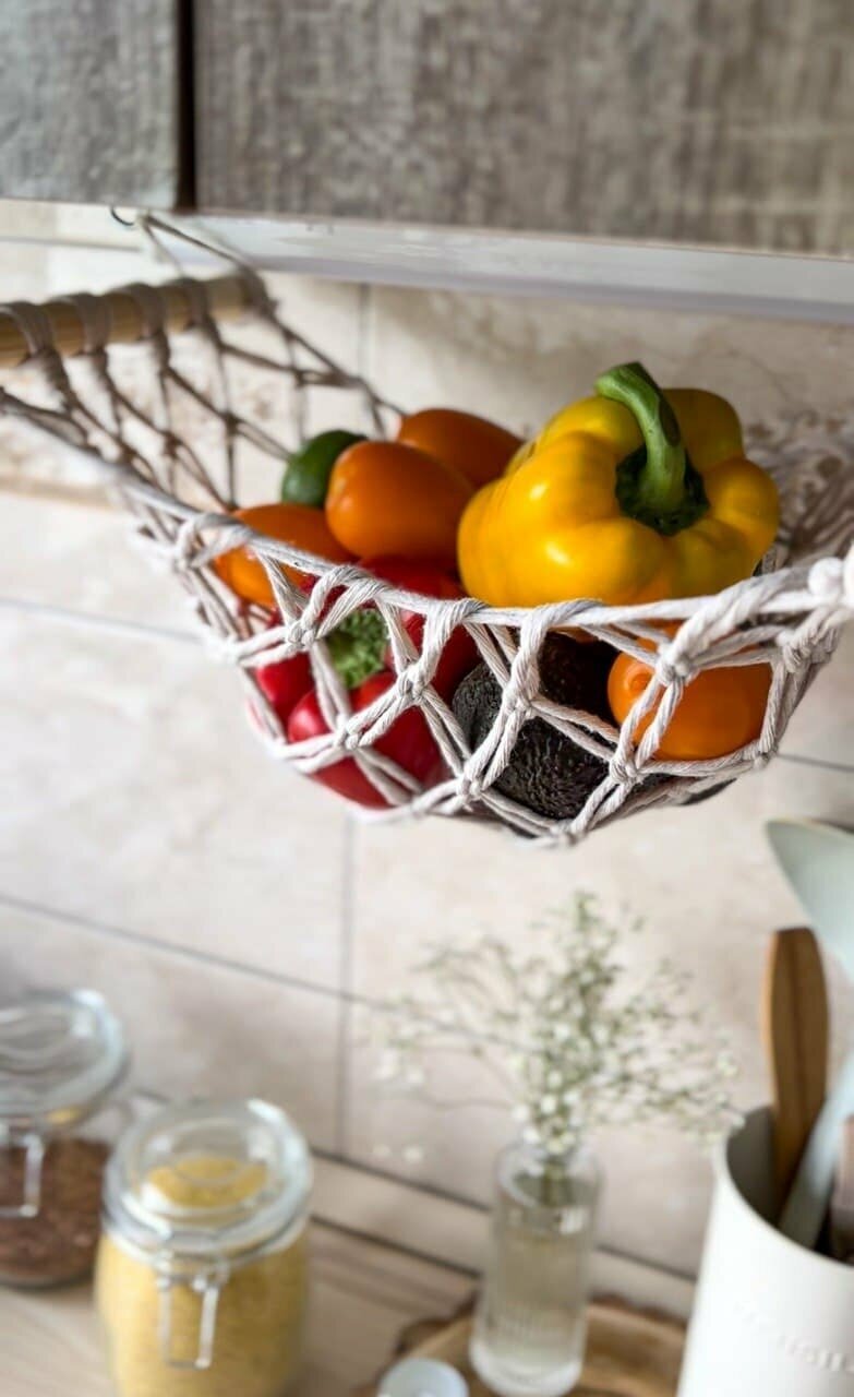 Подвесной гамак для фруктов и овощей