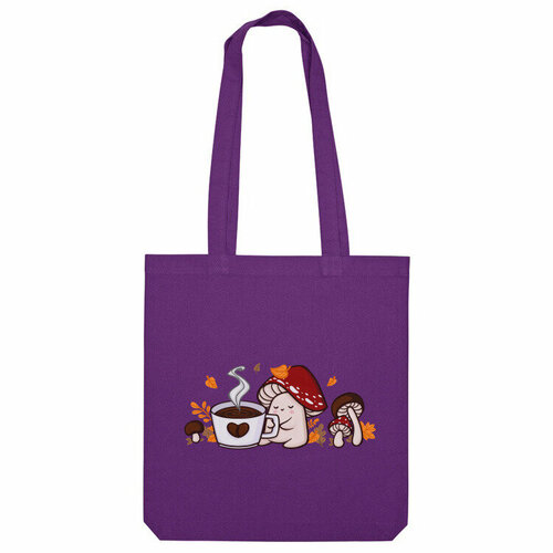 фото Сумка шоппер us basic, фиолетовый