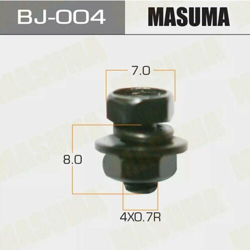 Болт с гайкой BJ-004 М4х8 Masuma