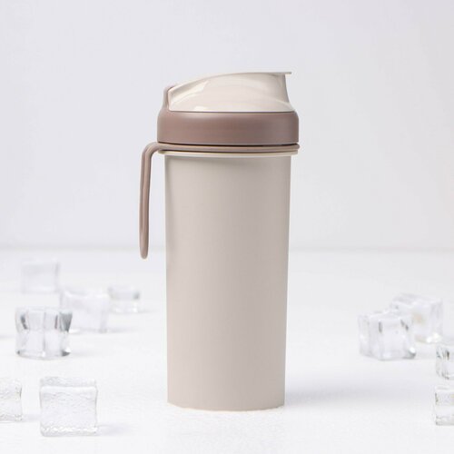 Бутылка для холодных напитков с петлей 400 мл цвет светло-бежевый 575₽