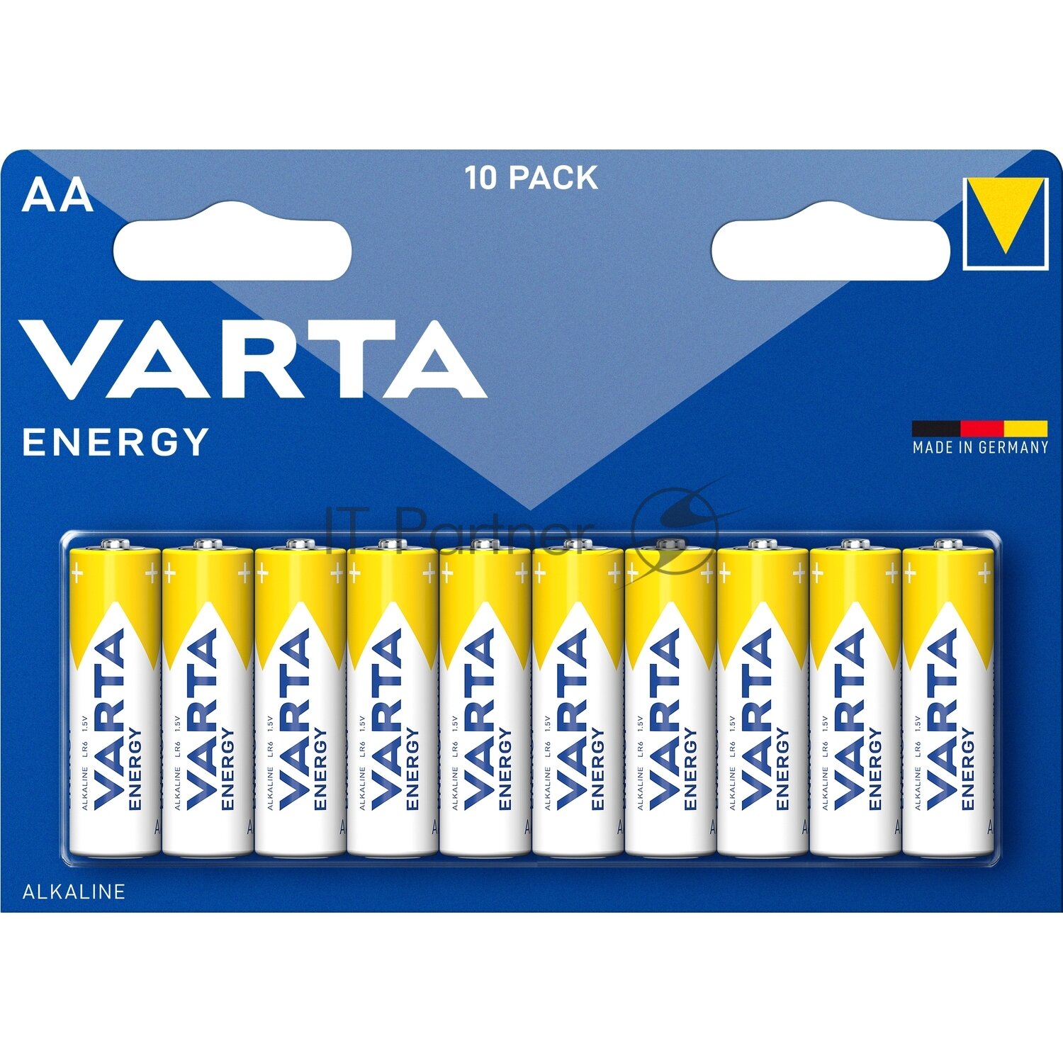 Батарейка Varta ENERGY LR6 AA BL10 Alkaline 1.5V (4106) (10/200/36000) Varta ENERGY LR6 AA (04106229491) - фото №19