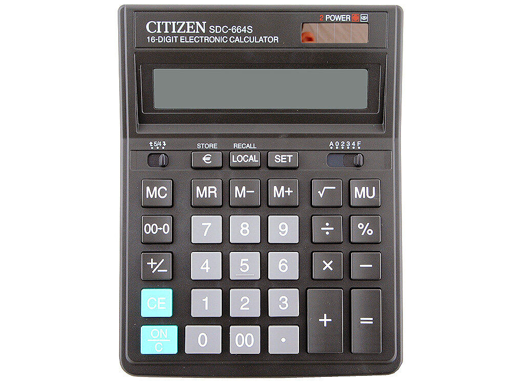 Калькулятор бухгалтерский CITIZEN SDC-664S