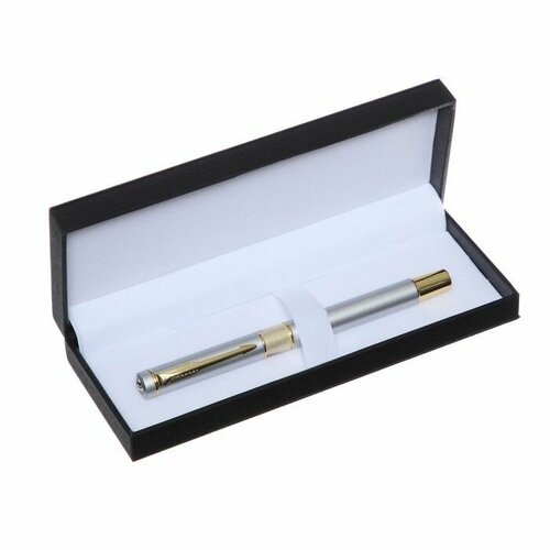 Ручка подарочная роллер в кожзам футляре ПБ UH корпус сереброзолоточерный 2220₽