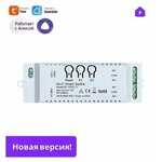 Новое Умное реле на ДВА канала для Яндекс Алисы от Tuya, питание 7-32v с корпусом, WIFI+RF 433, можно сделать умные ворота или взять сухой контакт - изображение