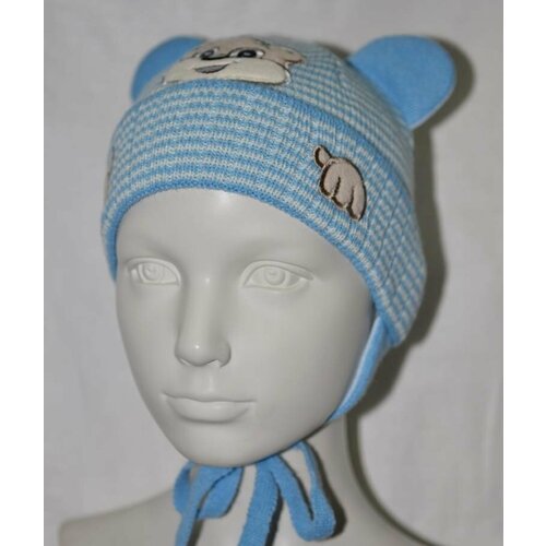 Шапка Politano , размер 44-46, голубой