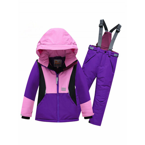 комплект верхней одежды cokotu размер 128 фиолетовый Комплект верхней одежды MTFORCE размер 128, фиолетовый