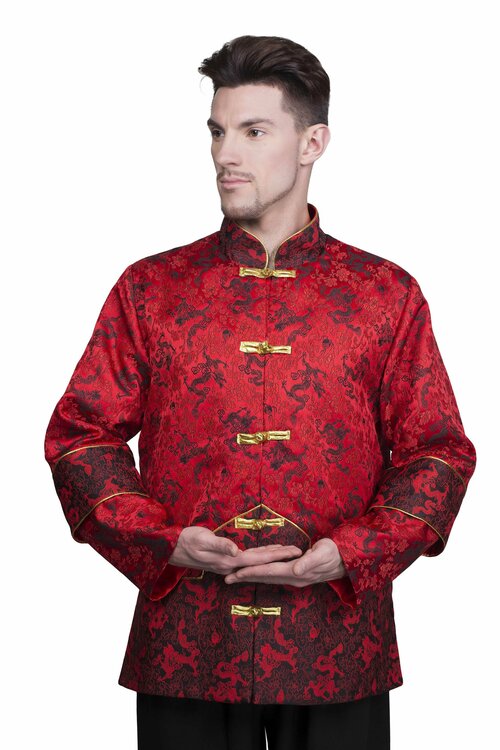 Рубашка Театр Имперских Зрелищ, размер 48, красный