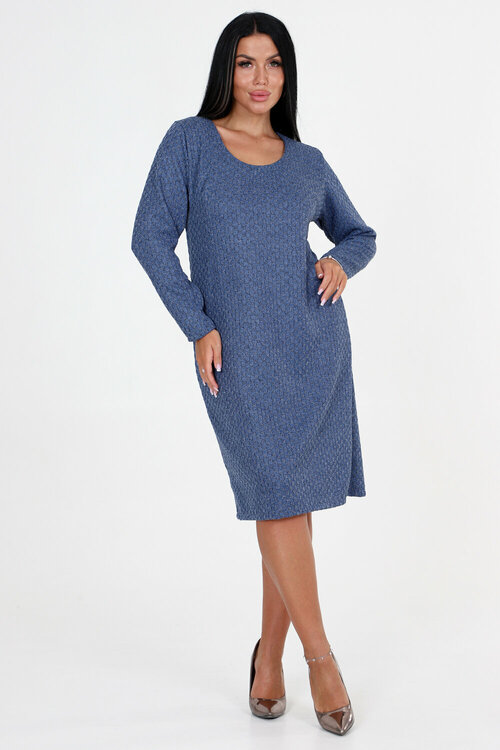 Платье Натали, размер 58, синий