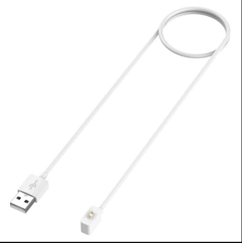 Зарядное устройство для фитнес браслета Xiaomi Mi Band 8 и Redmi Smart Band 2 белый