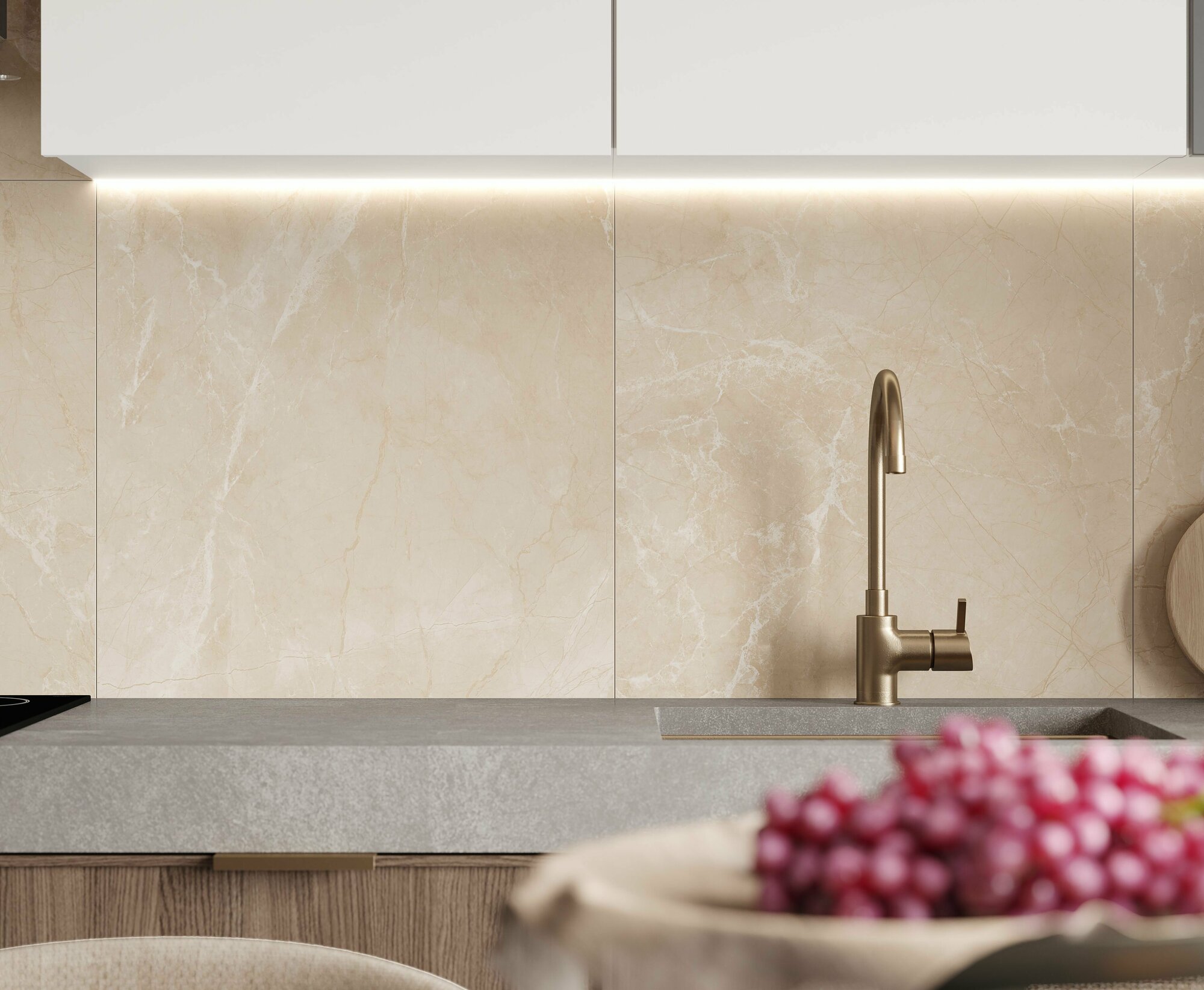 фото Керамогранит Laparet Carnico Beige 60x60 см Бежевый Полированный (1.44 м2)