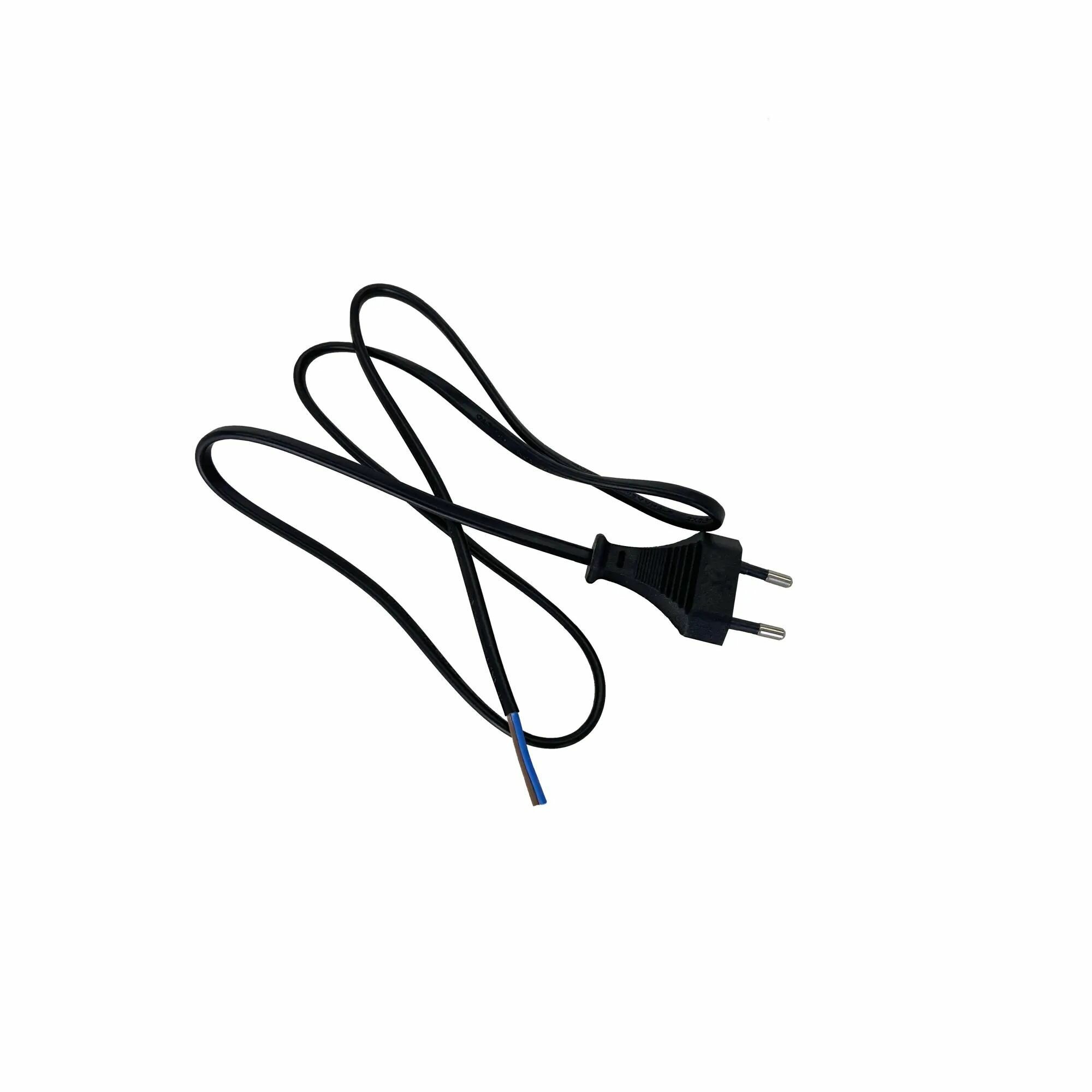 фото Провод с евроштекером Duwi 220 В без заземления 2.5 А цвет черный 2 м