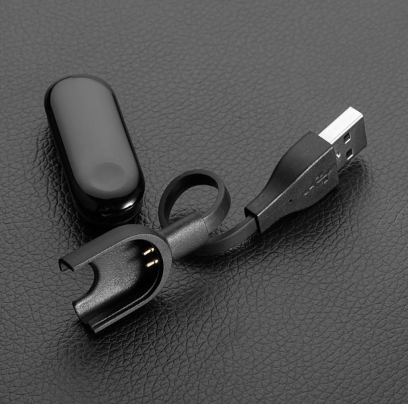 Зарядное устройство для фитнес браслета Xiaomi Mi Band 3, Зарядка для Xiaomi Mi Band 3 черный