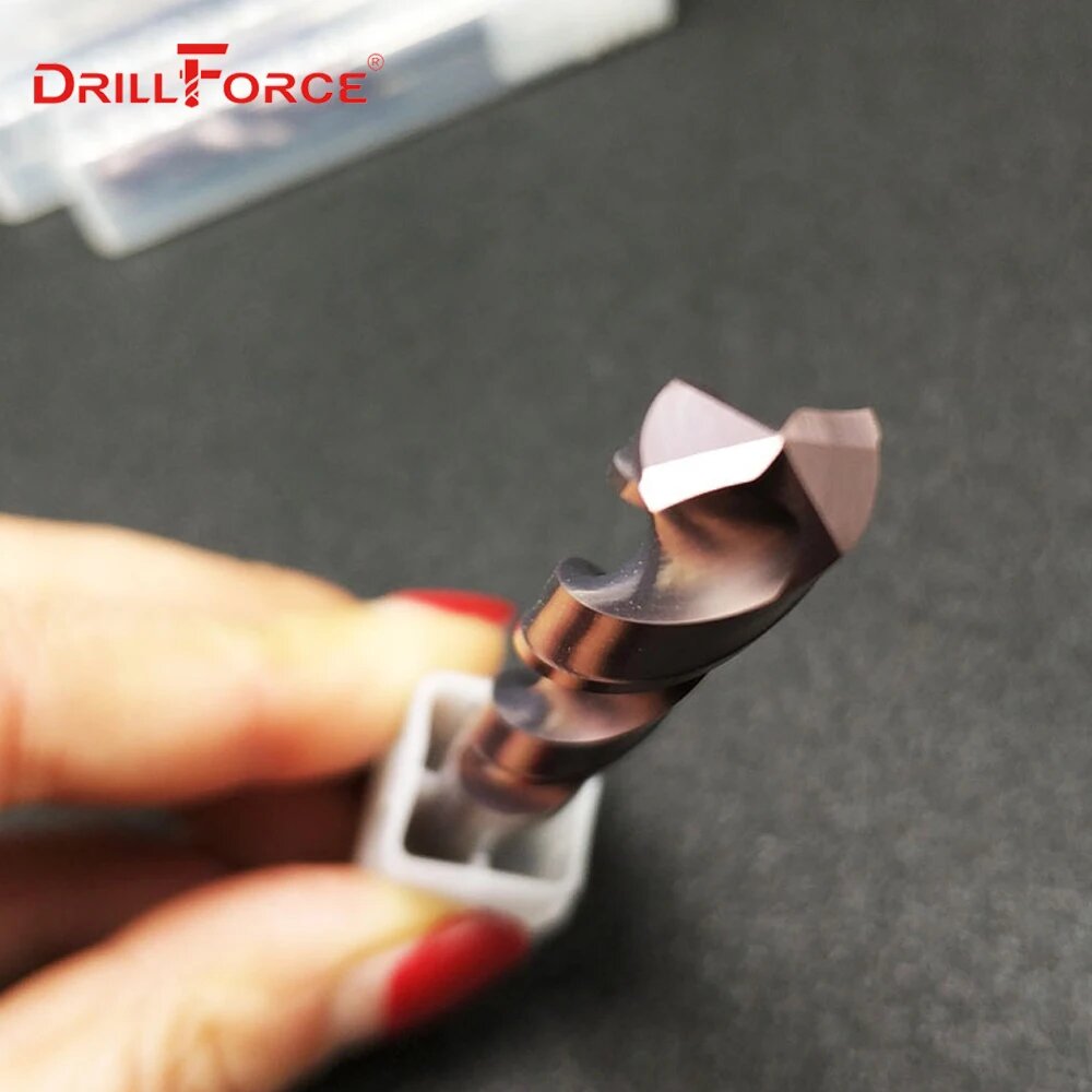 Изображение DRILLFORCE Спиральные сверла твердосплавные 1.0-9.0 мм HRC65, 2.4mm