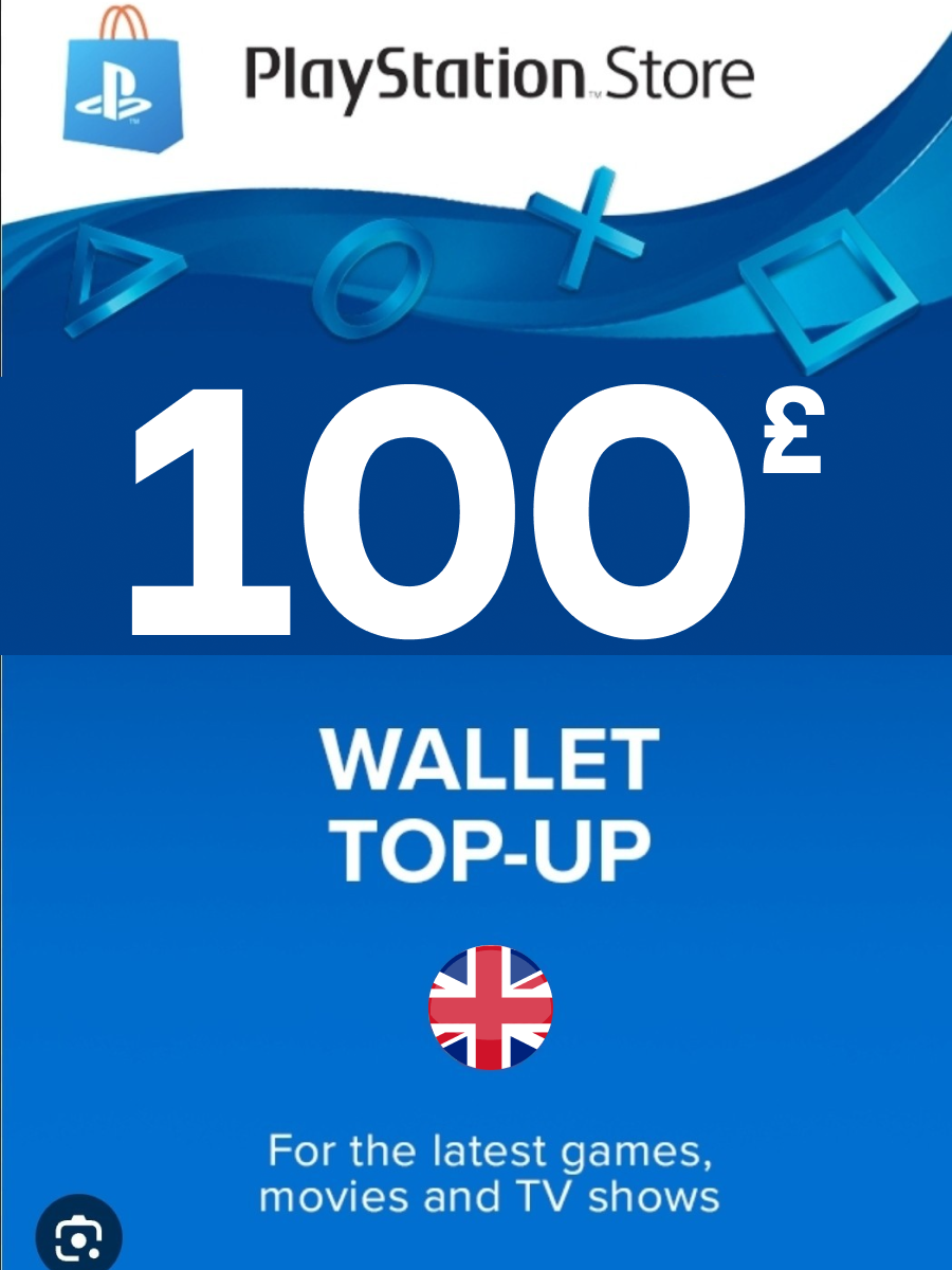 Пополнение счета Sony PlayStation Store Англия
