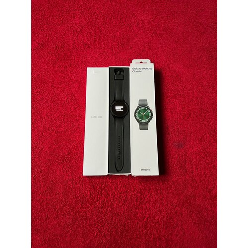Умные часы Samsung Galaxy Watch6 Classic 47 мм Wi-Fi black 26732₽