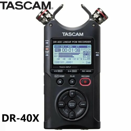 TASCAM DR-40X Цифровой аудиорекордер 17536₽