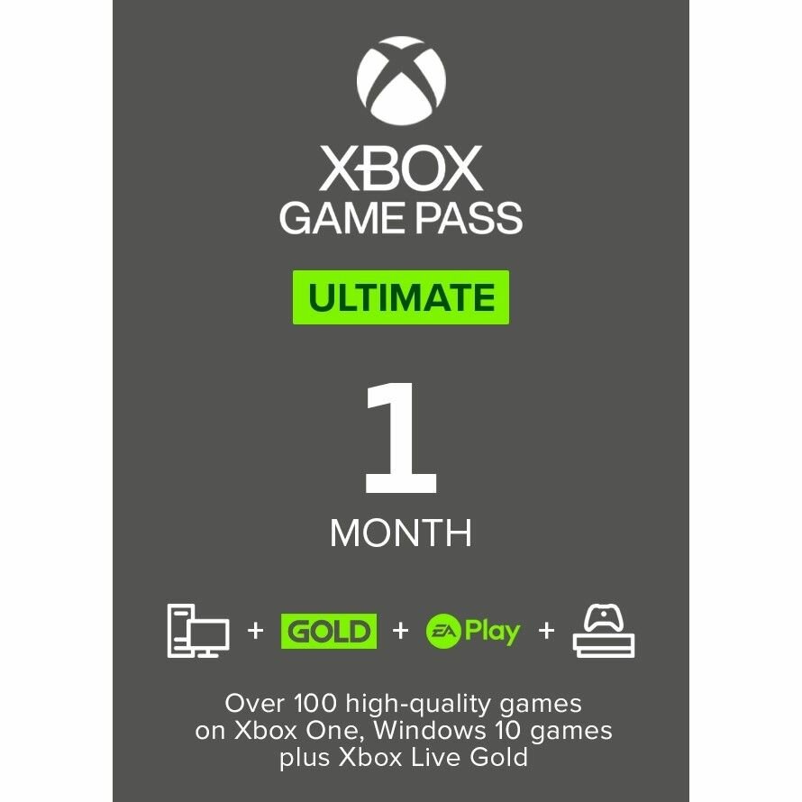 Подписка Xbox Game Pass Ultimate (1 месяц, Индия) — фото 1