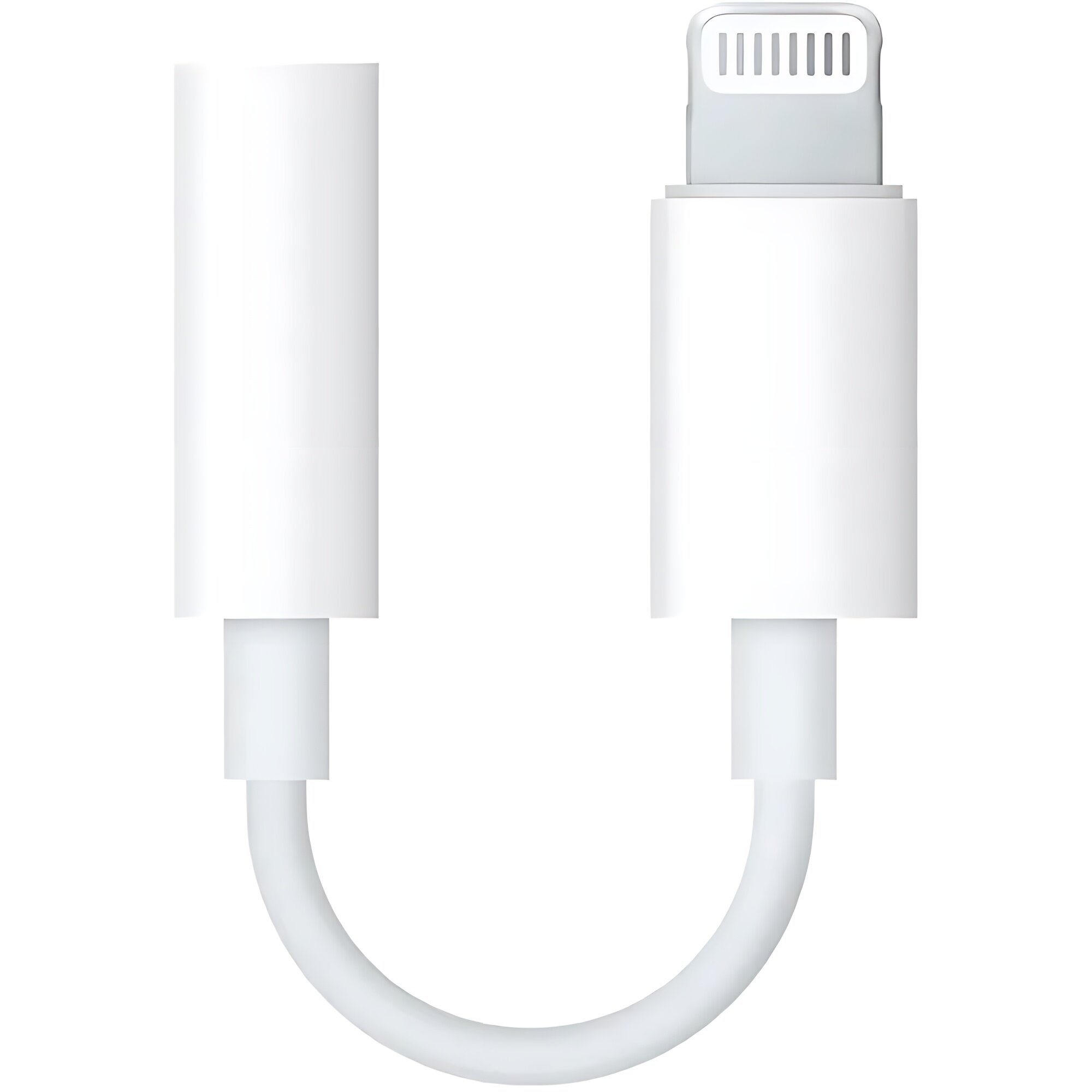 Переходник/адаптер Apple MMX62ZM/A Lightning - 3.5 mm Jack, 0.1м, белый