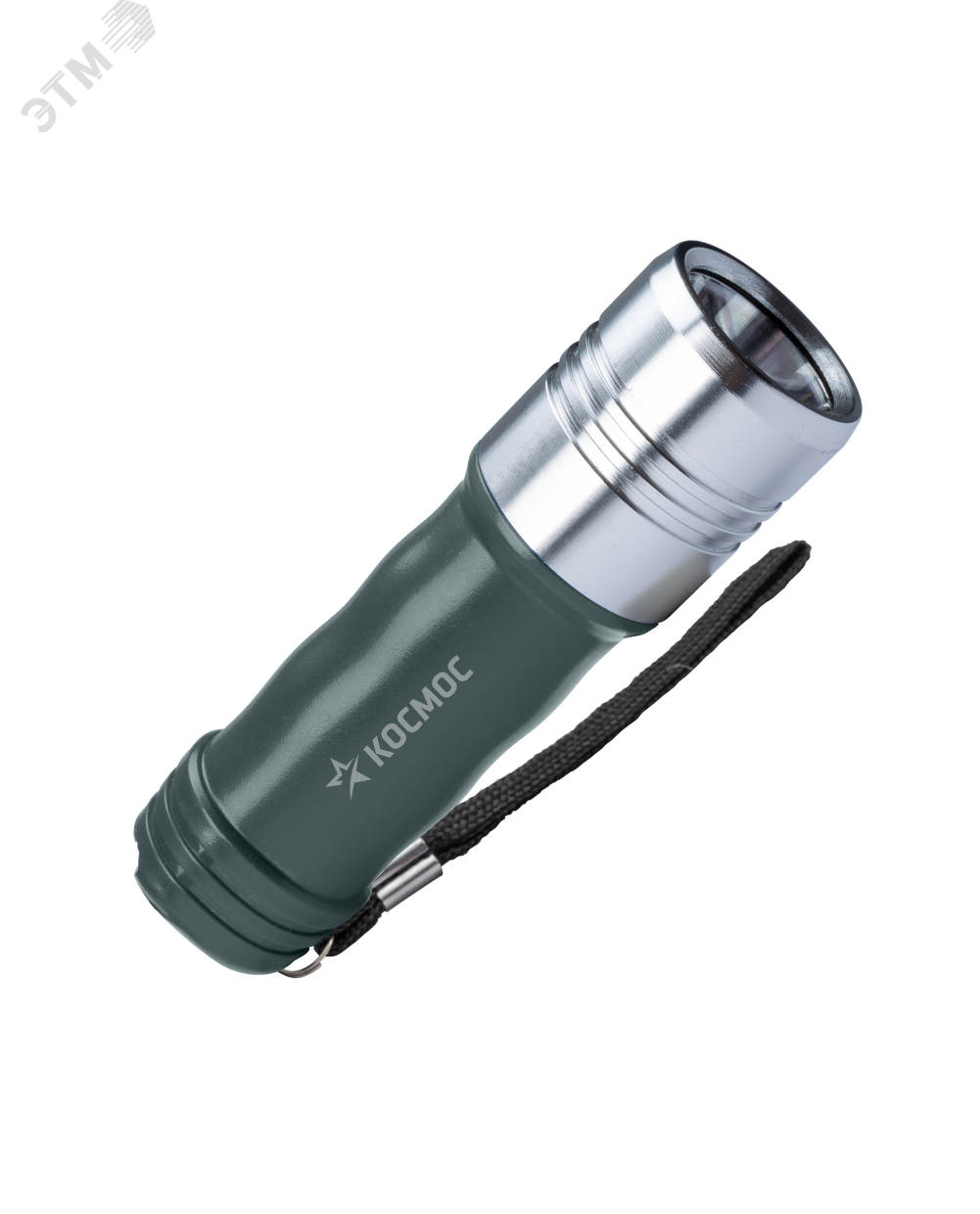Фонарь ручной KOS110B 3Вт LED/3xAAА/корпус алюминий PC-ABS/ремешок ручной космос