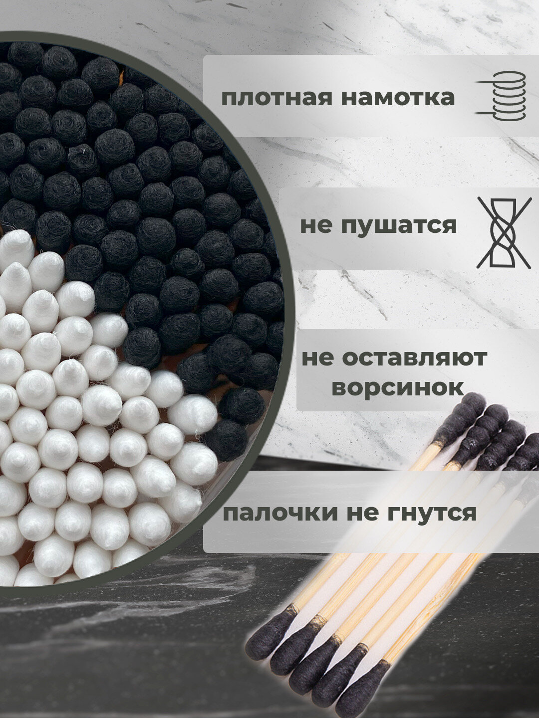 Картинки Ватные палочки O'livia с заострёнными и спиралевидными наконечниками