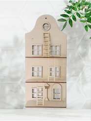 Полка в детскую, домик заготовка, монтессори