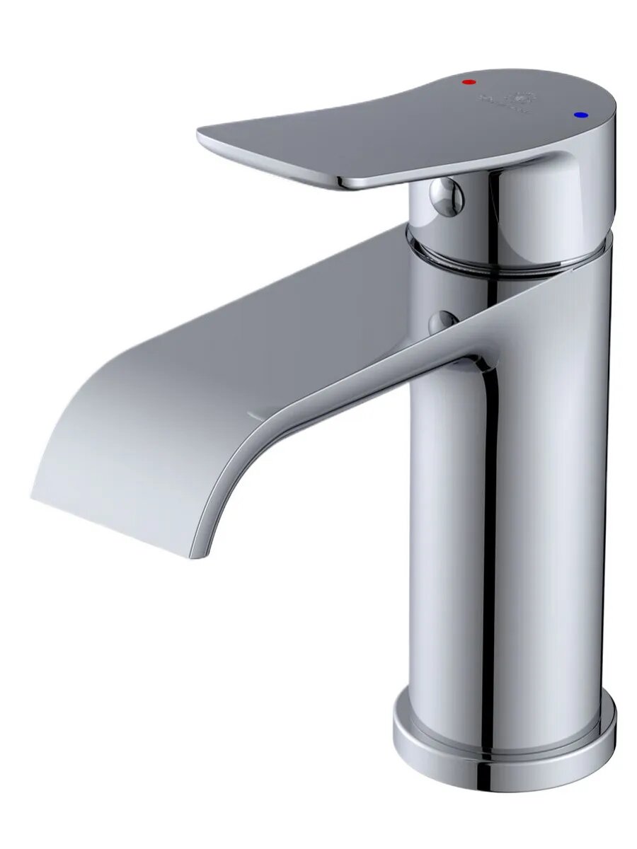 Смеситель для раковины Diadonna, латунь, однорычажный, гибкий подвод — фото 1