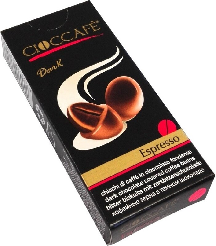 Драже CIOCCAFE Espresso кофейные зерна в темном шоколаде 25г