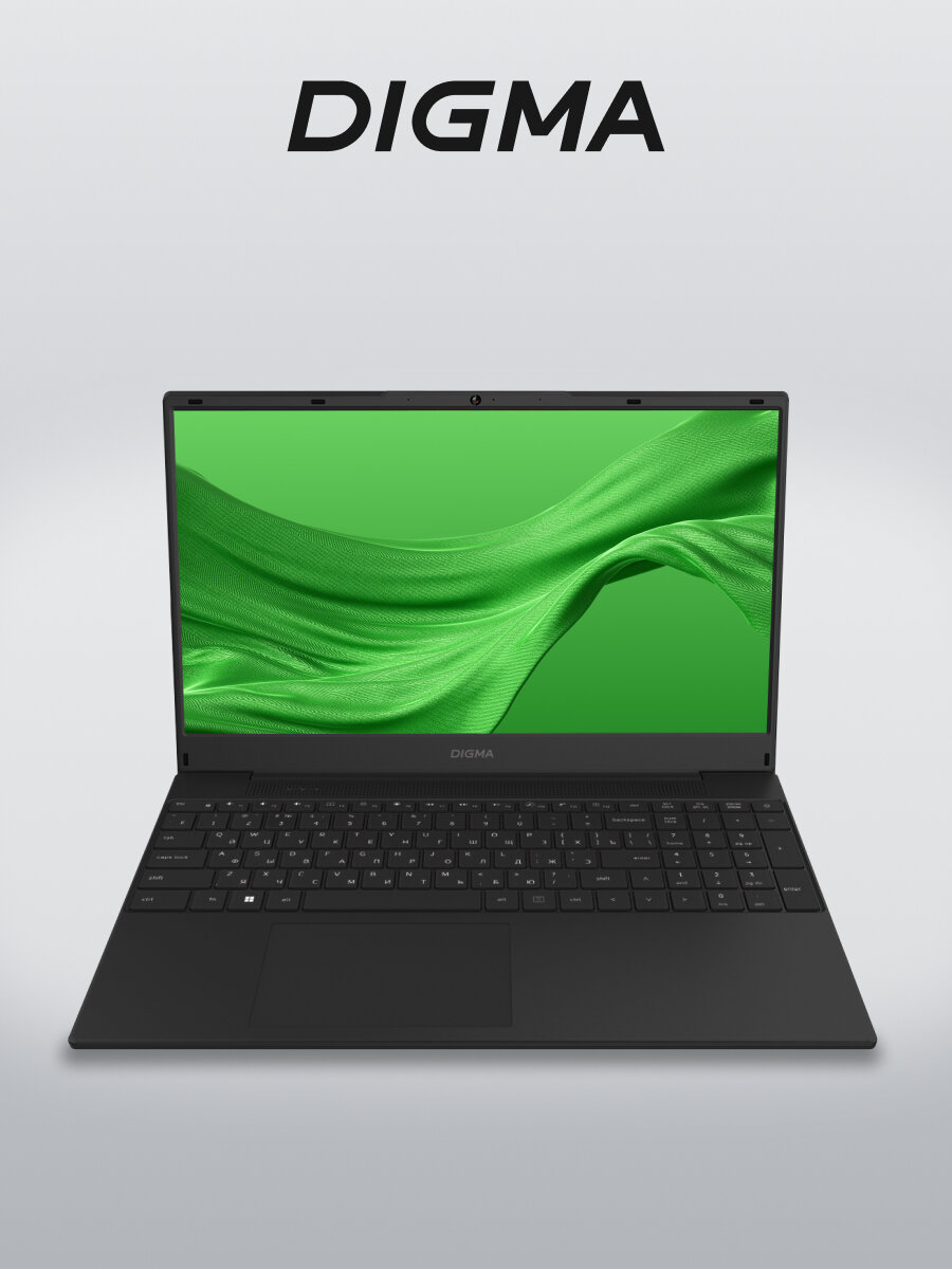 Ноутбук Digma EVE A5820 15.6", IPS, AMD Ryzen 3 3200U 2.6ГГц, 2-ядерный, 8ГБ DDR4, 256ГБ SSD, AMD Radeon интегрированное, Windows 11 Professional, черный [dn15r3-8cxw02]