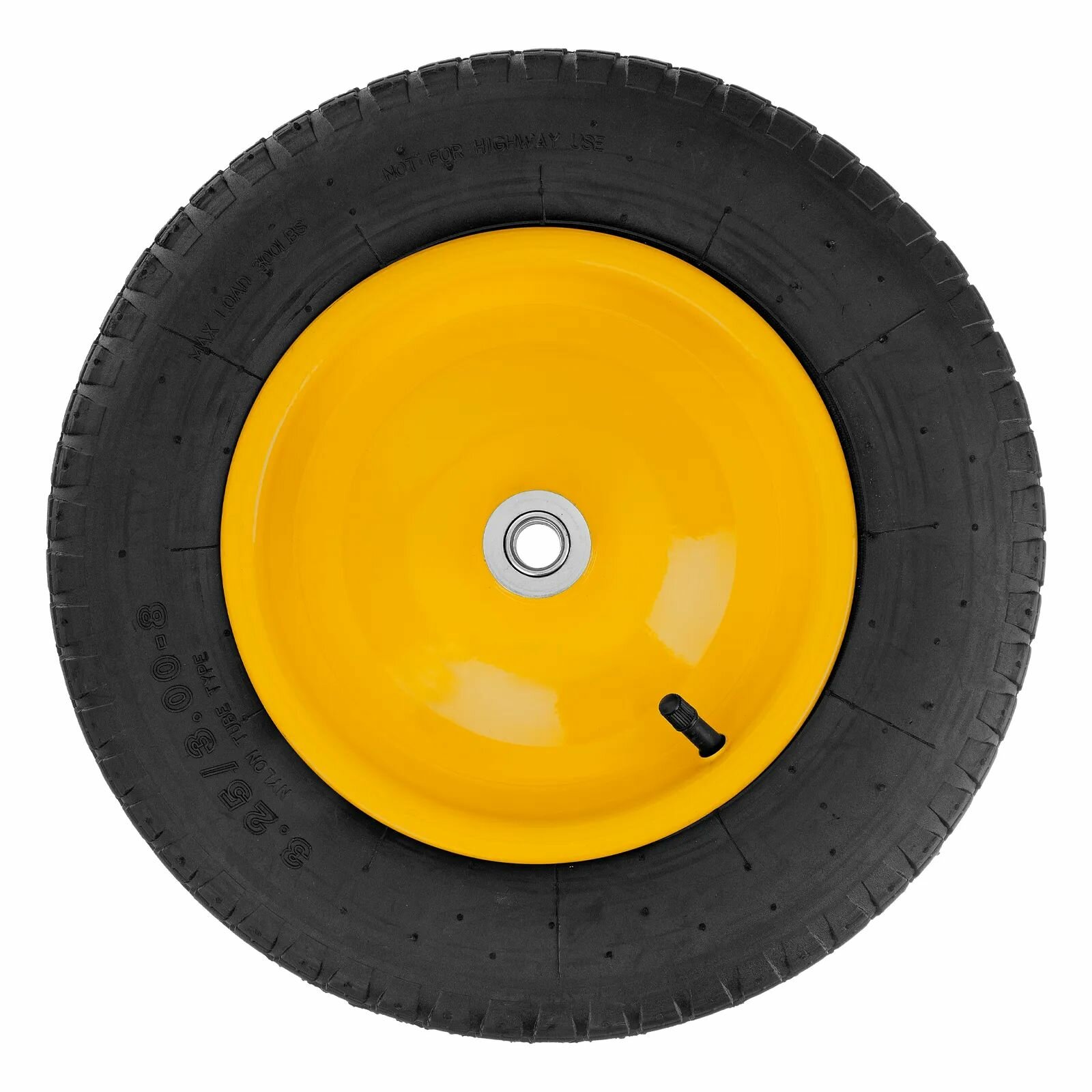 Колесо пневматическое 3.25/3.00-8 D 360 мм внутренний подшипник D 16 мм длина оси 94 мм 68943