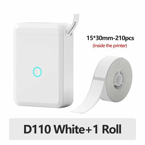 Niimbot D110 Термопринтер этикеток, White Standard