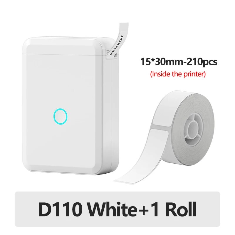 Niimbot D110 Термопринтер этикеток, White Standard