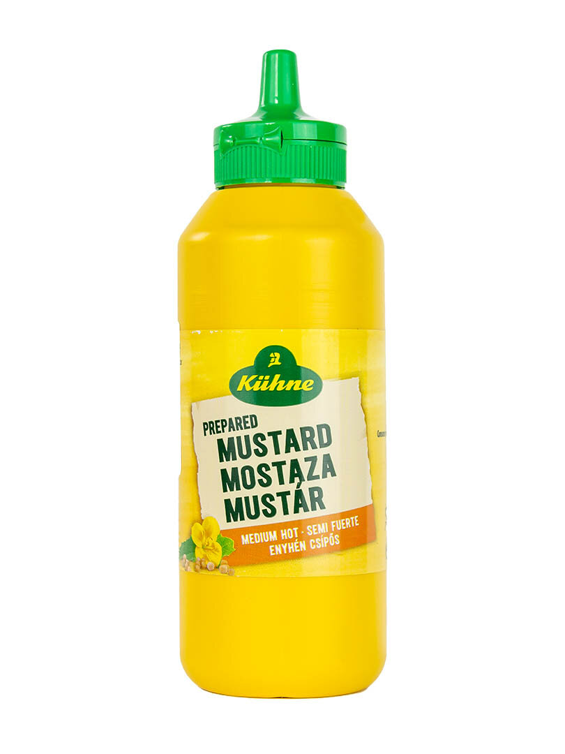 Горчица KUHNE SQUEEZE Medium hot mustard средне-острая 250 мл