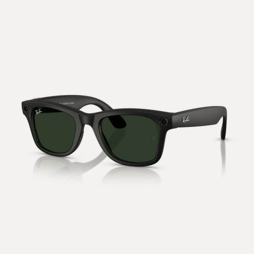 Изображение товара Умные очки Ray-Ban Wayfarer, Matte Black/Transitions Graphite Green (155-53), (Черный/Зеленый)