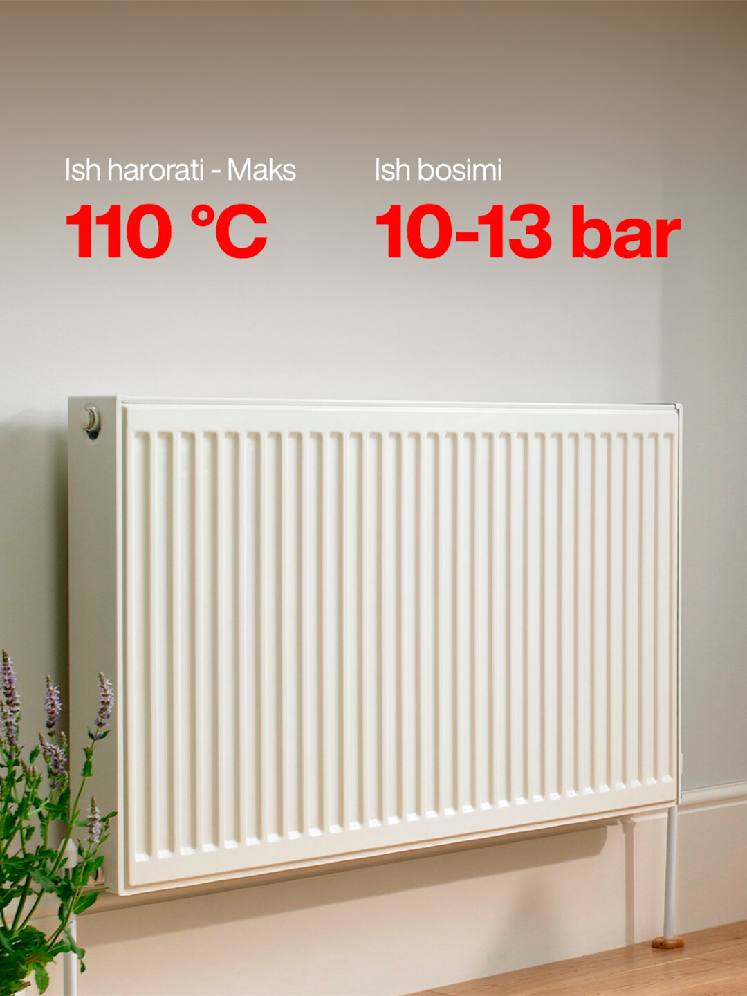 Радиаторы WARMLUX Panel Type 22, панельные, стальные, теплоотдача 110 °C/ 500*600