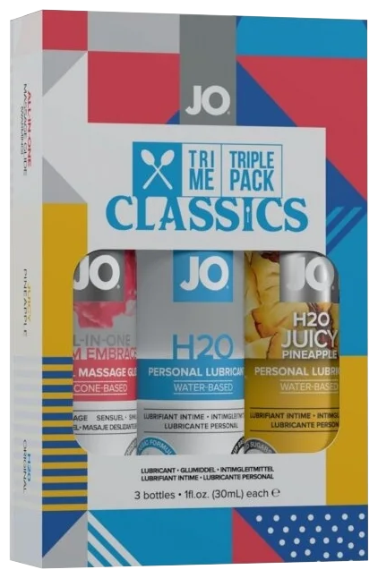 Подарочный набор лубрикантов TRI-ME TRIPLE PACK CLASSICS 3шт по 30мл