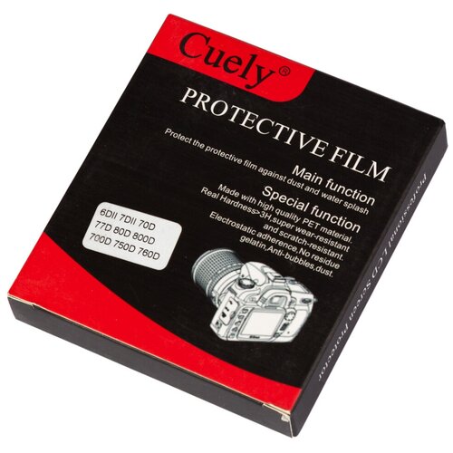 Защитная плёнка Cuely для экрана фотоаппарата Canon 6DII/7DII/70D/77D/80D/800D/700D/750D/760D