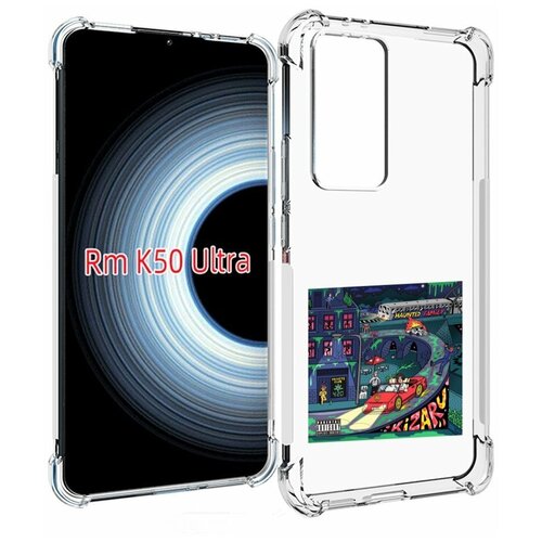 Чехол MyPads Яд (альбом Kizaru) для Xiaomi 12T / Redmi K50 Ultra задняя-панель-накладка-бампер