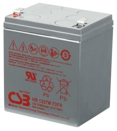 Батарея CSB HR1227W (12V 7,5Ah)