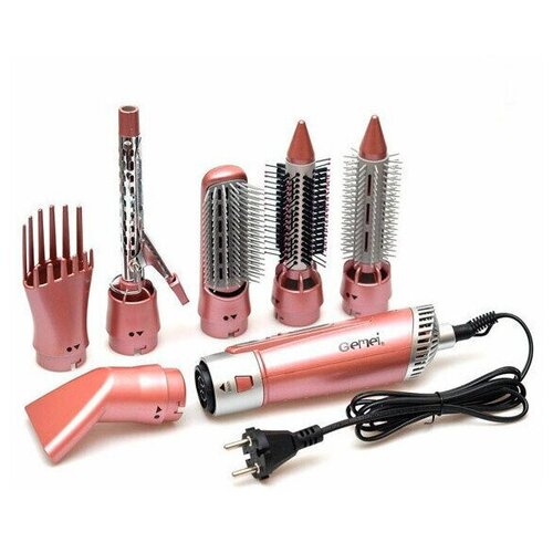 Фен-Стайлер универсальный 7 в 1 HAIR BEAUTYуход за волосамизавивка и укладка волос2200Втшнур 2 м3 режимарозовый 255500₽