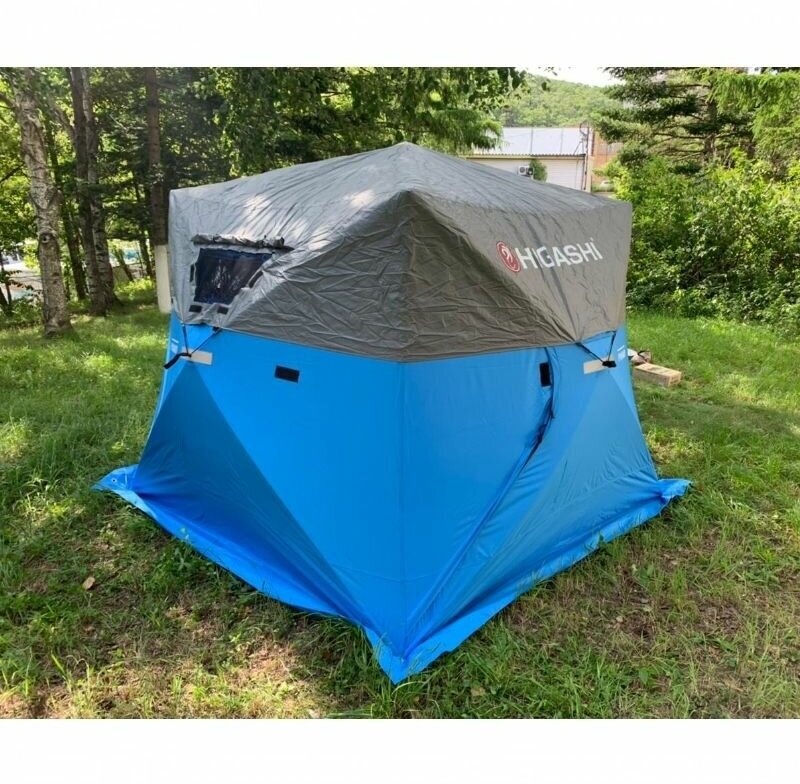 Накидка на половину палатки Higashi Pyramid Half tent rain cover #Grey