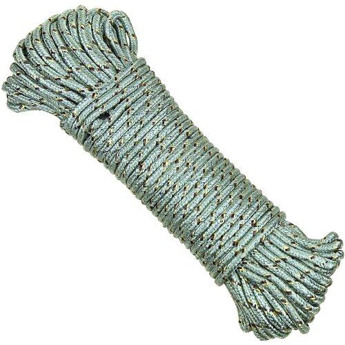 Шнур бытовой плетенный 30м д5мм «Практичный» нейлон, цвета микс