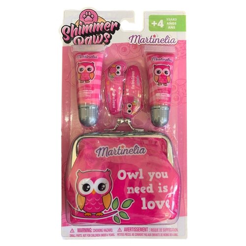 фото Набор косметики martinelia пушистые лапки сова 11901o