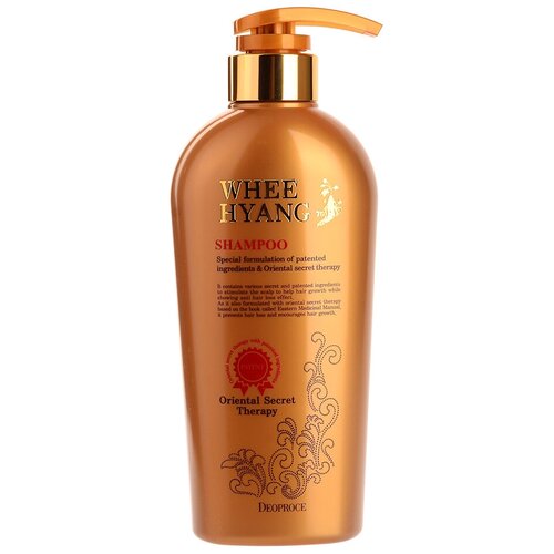 Шампунь с корнем женьшеня DEOPROCE HAIR WHEE HYANG SHAMPOO, 530мл.