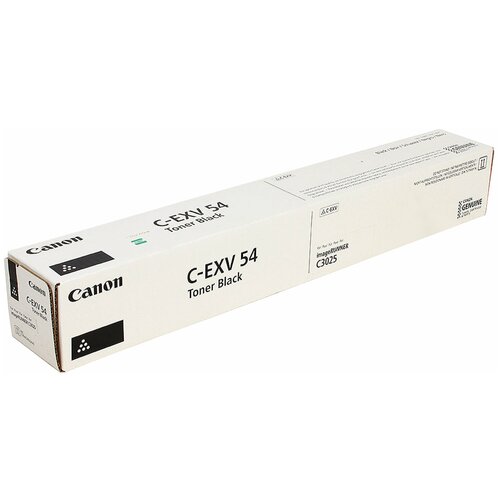 Тонер CANON (C-EXV54Bk) C3025i, черный, оригинальный, ресурс 15500 страниц, 1394C002